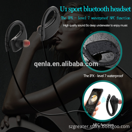Support wireless NFC Multi function mirophone bluetooth earphone in ear